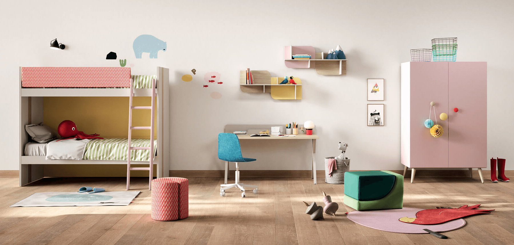 childrens bedroom furniture with desk